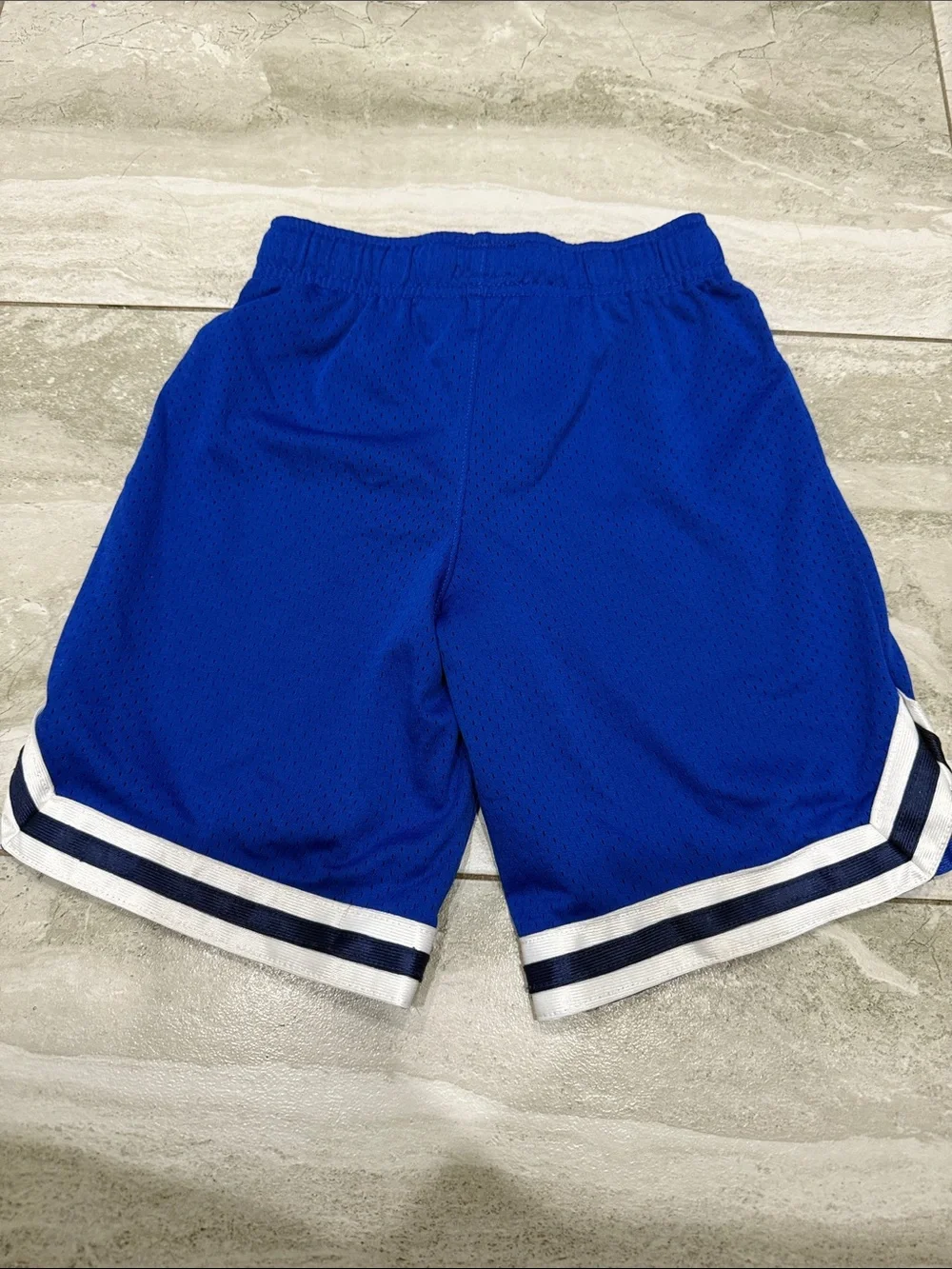 OshKosh B'gosh Royal Blue Athletic Mesh Shorts with White Trim